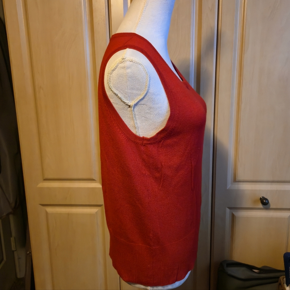 Grace Elements 2 Piece Red Button-Front Knit Card… - image 8